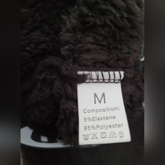 SHEIN Letter Graphic Flannel PJ Set Size M, UK 10 - Picture 10 of 12